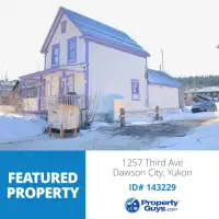1257 Third Ave. Dawson City, YT PropertyGuys.com ID# 143229