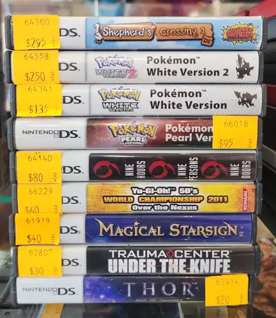 Nintendo DS Games: Pokemon, Mario, LEGO, Sonic, Wario..., View more