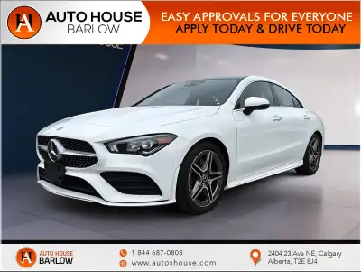 2020 MERCEDES-BENZ CLA 250 4MATIC WITH AWD & 109308 KMS. WITH AC, LUXURY, NAVIGATION, RADIO, PANO RO...