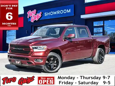 2023 Ram 1500 Sport Delmonico Red Pearlcoat *G/T PACKAGE*, *REBEL LEVEL 2 GROUP*, *COMFORT &CONVENIE...