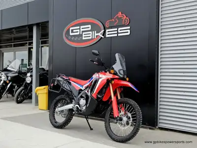 No money down.Credit approved in minutes* OACJust...CLICK HERE 2022 Honda CRF300L Rally ABSExplore F...