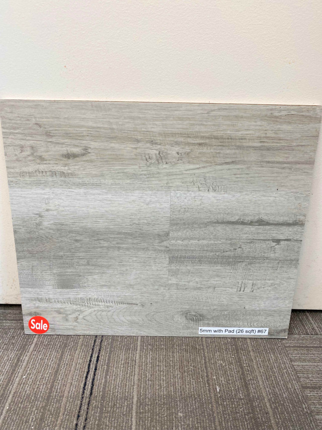 5mm Vinyl Flooring with Pad 1.29 sqft Floors & Walls City of