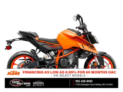 2025 KTM 390 DukeTHE CORNER ROCKET With the KTM 390 DUKE, the world around you becomes your very own...