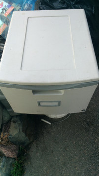 Sturdy single-drawer filing cabinet with files - for Sale