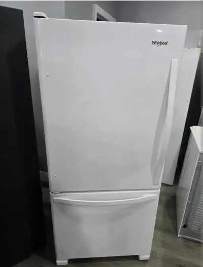2022 Whirlpool 30" White Fridge Refrigerator Bottom Freezer, View more