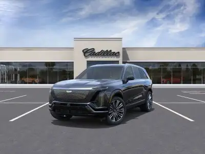 Introducing the 2026 Cadillac VISTIQ Premium Luxury in an elegant black finish. This all-wheel-drive...
