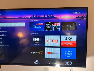 For Sale: 43-Inch Roku LED TV – HDMI | Dolby Audio Selling a 43-inch Roku TV in great condition. LED...