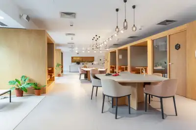 Access beautifully designed office spaces for rent created to help teams of five thrive. Create the...