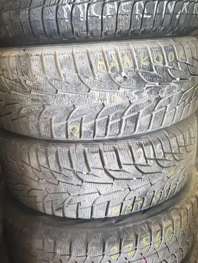 2 winter tires 215/55/17 Hankook can install installation and balancing is extra ___________________...