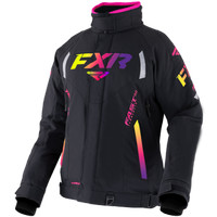 Ladies FXR Team FX Neon Snowmobile Jacket F.A.S.T. 3.0 FLOAT AS