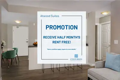 Atwood Suites is located at 5 Schroder Crescent, near the Victoria Road North and Highway 7 intersec...