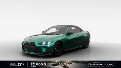 Découvrez ce superbe cabriolet BMW M4 Competition neuf, un véhicule haut de gamme d'une puissance et...