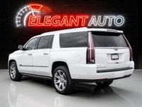 2017 Cadillac Escalade ESV Premium Luxury White Exterior on Black Interior comes with Navigation, Su... (image 3)