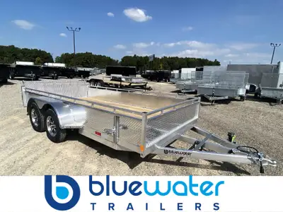 Canadian Mennonite Built Tandem Axle Aluminum Utility Trailer is $6,370.00 or $127.38/month! Ord: E1...