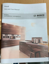 BOSCH RANGE HOOD