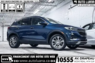 Auto Luana 2021 BUICK Encore GX PRENEZ UN RENDEZ-VOUS / BOOK AN APPOINTMENT (514) 327-5553 56000 KM...