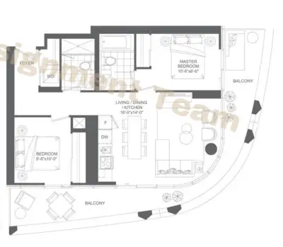 ‼ Artist Alley Downtown Toronto 2 Bed 2 Bath $728,000 Walking distance to University of Toronto 734...