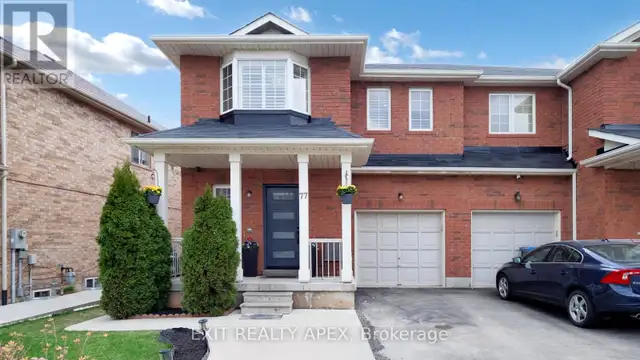 77 COMMODORE DR DRIVE Brampton (Credit Valley), Ontario63006663592195121