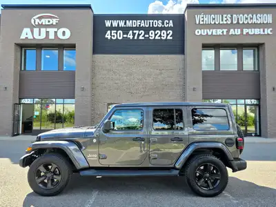 2019 Jeep Wrangler Unlimited Sahara - Moteur V6 - Sky Roof - Intérieur cuir - Sièges et volant chauf...