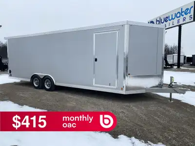 Canadian Mennonite Built Aluminum Enclosed Carhauler Trailer is $20,205.00 or $404.05/month! Ord: E1...