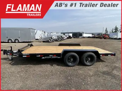 2026 SOUTHLAND 16' LOWBOY FLAT DECK TRAILER Axles: (2) 5200lb Lippert Spring Suspension: Multi-leaf...