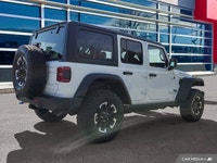 2.0L I4 DOHC. Bright White Clearcoat 2024 Jeep Wrangler Rubicon 4xe 4WD 8-Speed Automatic 2.0L I4 DO... (image 5)