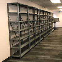 HUGE selection of used industrial shelving in stock