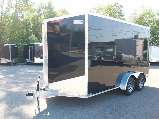 2025 Weberlane galvanise cargo 7' x 14' v-nose 2 essieux rampe 7 in Cargo & Utility Trailers in Laval / North Shore - Image 4