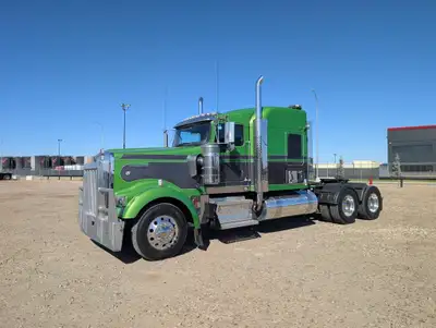 Asset LINQ 2019 Kenworth W900L Glider T/A Sleeper Truck 15L 6 cylinder Cummins ISX diesel engine, 56...