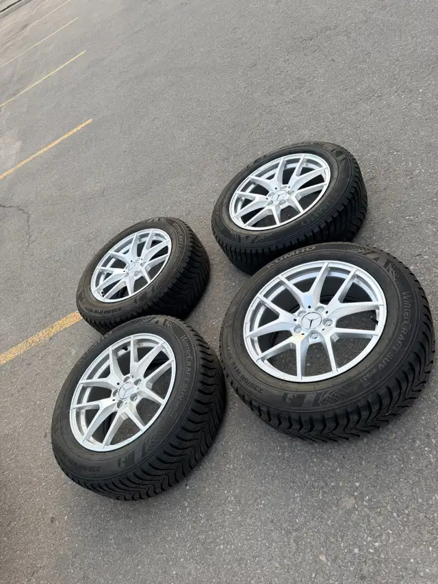 235/60/18 mercedes GLC300 GLC43 EQC EQE Winters 5x112 in Tires & Rims in Mississauga / Peel Region - Image 4
