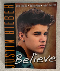 Justin Bieber BELIEVE Paperback Book Brand New!  (2012)