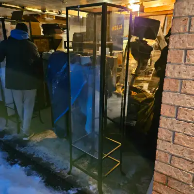 IKEA glass display cabinets for sale, View more
