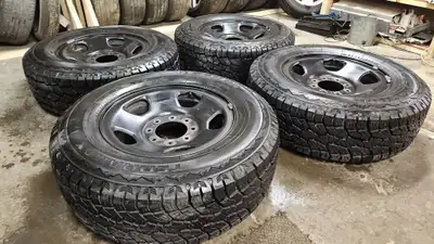 We are selling a full set of SAILUN TERRAMAX A/T tires and wheels from a 2007 FORD F350 SUPER DUTY ....