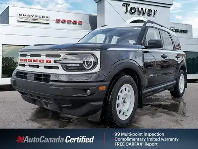 Look at this 2024 Ford Bronco Sport Heritage. Its Automatic transmission and Intercooled Turbo Regul...
