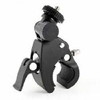 New Bicycle Motorcycle Mount Screw Clamp Bracket Camera Gopro