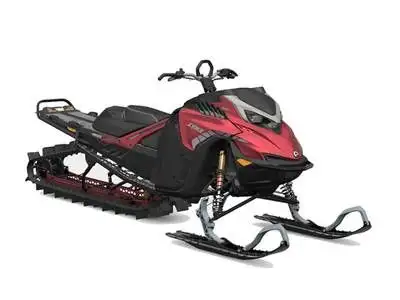 2026 Lynx® Shredder DS 850 E-TEC Turbo R_4100_10.25in_Red Shredder RE, the deep snow predator, is mo...