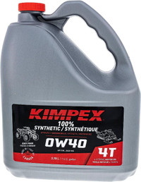 OVERSTOCK ON KIMPEX 0W40 OIL ONLY WHILE SUPPLIES LAST!