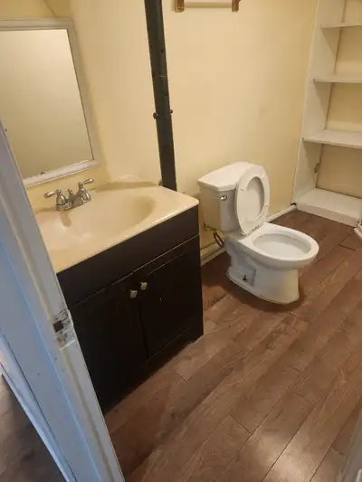 Basement apartment, bachelor, full kitchen and full bathroom, currently under minor repair. Open con...