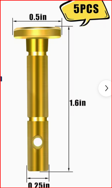 Heavy-Duty Shear Pins & Cotter Pins - 0.5x0.25x1.6in for Snowblo, View more