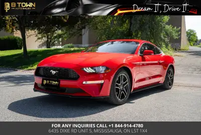 2021 Ford Mustang EcoBoost Premium This 2021 Ford Mustang EcoBoost Premium combines iconic Mustang s...