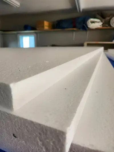 4x8 by 1.5 inch type 2 styrofoam Can be used under concrete and can be buried or behind siding Locat...
