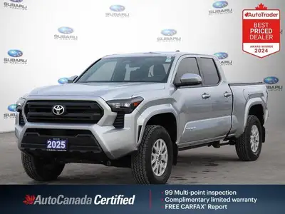 New Price! Odometer is 8907 kilometers below market average! Celestial Silver Metallic 2025 Toyota T...