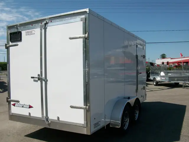 2025 Weberlane ALUMINIUM 7' X 14' V-NOSE 2 ESSIEUX A GLISSIERE C in Cargo & Utility Trailers in Laval / North Shore - Image 7