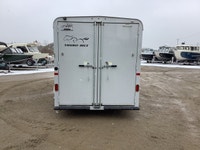 USED THURO BILT 3H RENEGADE HORSE TRAILER FOR SALE IN NISKU, AB - TANDEM 5200lb AXLES - SEALED & ENC... (image 3)