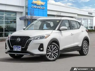 Awarded an IIHS Top Safety Pick, this former daily rental 2024 Nissan Kicks SV offers both peace of...