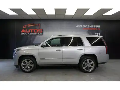 CADILLAC ESCALADE PREMIUM LUXURY 4WD 2018 ÉDITION PREMIUM LUXURY 4WD V8 6.2 LITRES 420 HP ** BAS KIL...