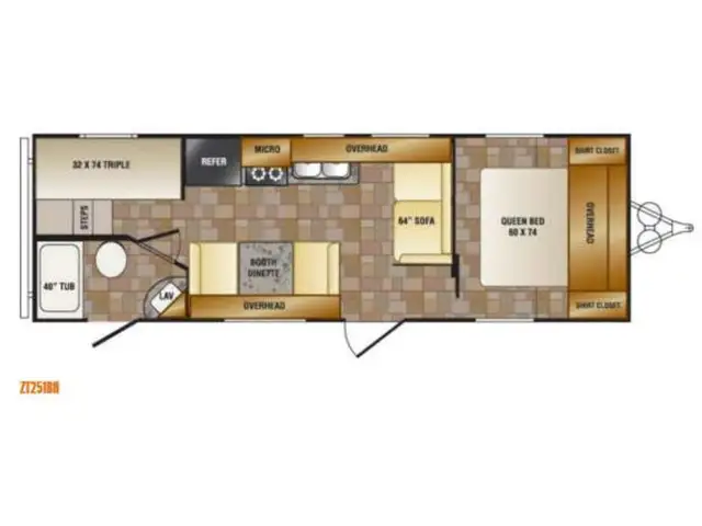 2013 Crossroads RV Z 1 ZT251BH in Travel Trailers & Campers in Penticton - Image 3