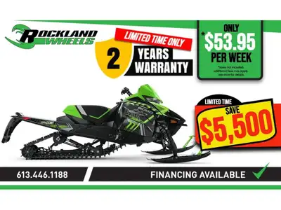Arctic Cat RIOT 8000 ES ATAC 1.6 2024 Économisez jusqu’à 5 500 $ sur cette motoneige Arctic Cat 2024...