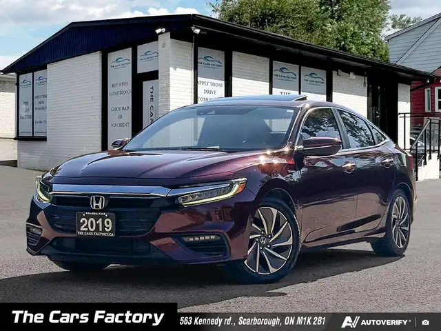 2019 Honda Insight Touring Hybrid Leather / S.Roof / Apple Carpl