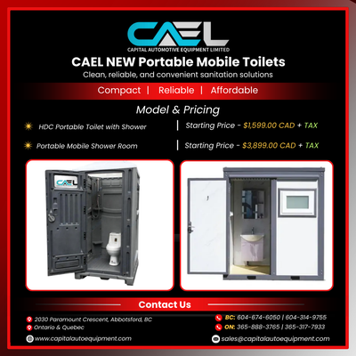 Finance Available! Mobile Toilets – Clean, Convenient Sanitation Solutions for Any Event or Site 1,3...